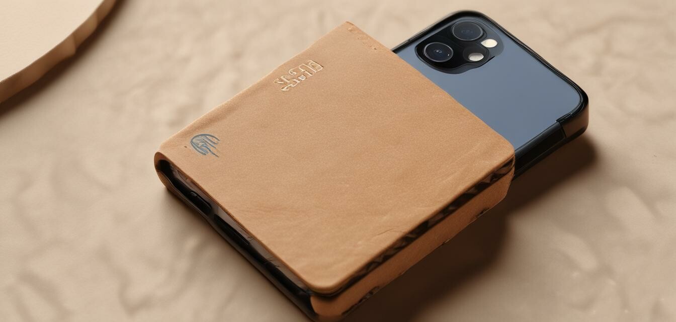 Eco-friendly SIM card case