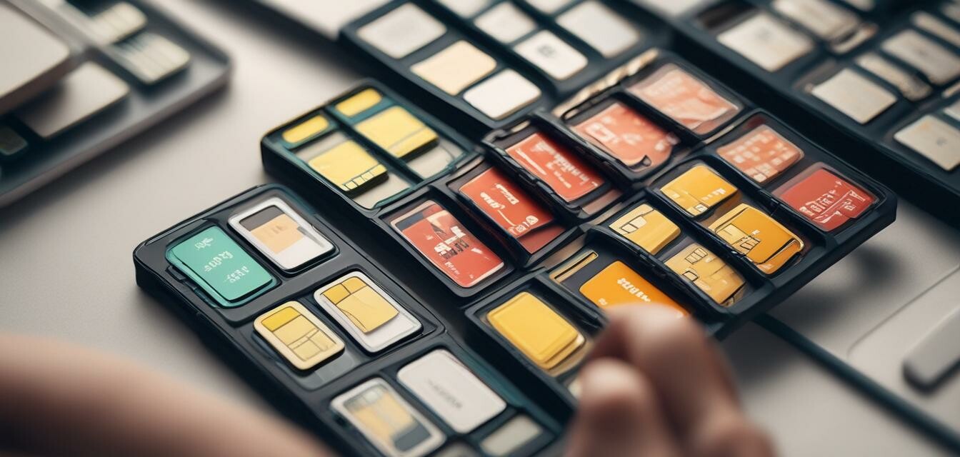 SIM card organization